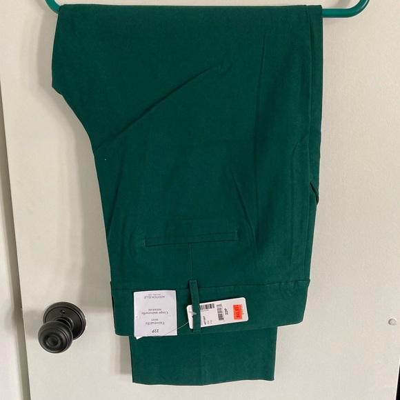 NWT PETITE! Addition Elle Green Pants 22P - Picture 1 of 3